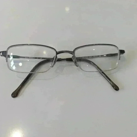 Ray-Ban Eyeglasses RB 1002T 3001 Titanium Gunmetal Half Rim Frame 45[]17 120 - Picture 9 of 9